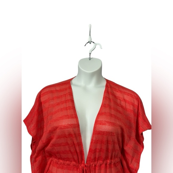 Point Zero, Vibrant Orange Beach Cover-Up, Small, Orange ☀️ - Picture 3 of 10